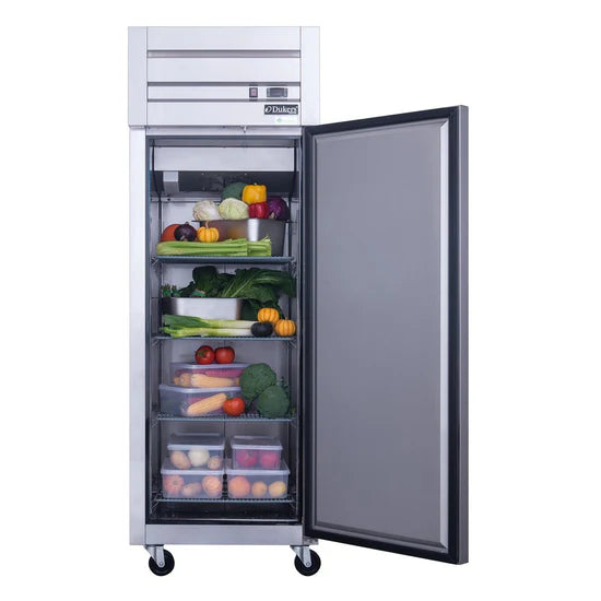 Dukers D28AR Commercial Single Door Top Mount Refrigerator in Stainless Steel (Free Shipping) (Add to cart for discount)