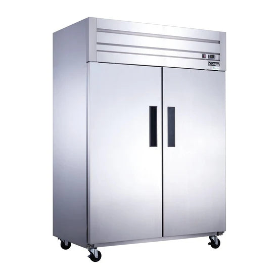 Dukers D55AR Commercial 2-Door Top Mount Refrigerator in Stainless Steel (Free Shipping) (Add to cart for discount)