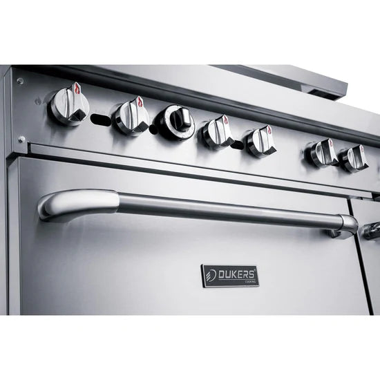 Dukers  DCR60-10B 60" Gas Range with Ten (10) Open Burners (Free Shipping) (Add to cart for discount)
