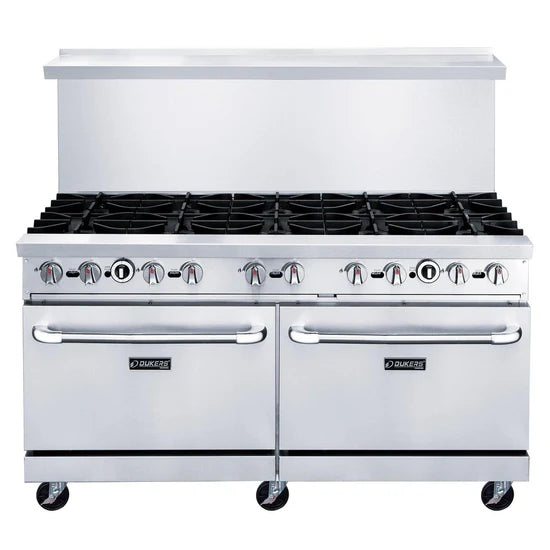 Dukers  DCR60-10B 60" Gas Range with Ten (10) Open Burners (Free Shipping) (Add to cart for discount)