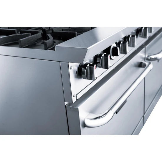 Dukers  DCR60-10B 60" Gas Range with Ten (10) Open Burners (Free Shipping) (Add to cart for discount)