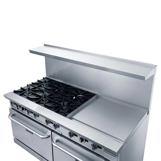 Dukers  DCR60-6B24GM 60" Gas Range with Six (6) Open Burners & 24" Griddle (Free Shipping) (Add to cart for discount)