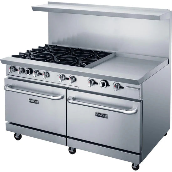 Dukers  DCR60-6B24GM 60" Gas Range with Six (6) Open Burners & 24" Griddle (Free Shipping) (Add to cart for discount)