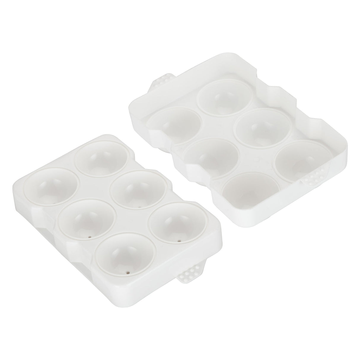 Round Ice Cube Tray, 6 Compartments