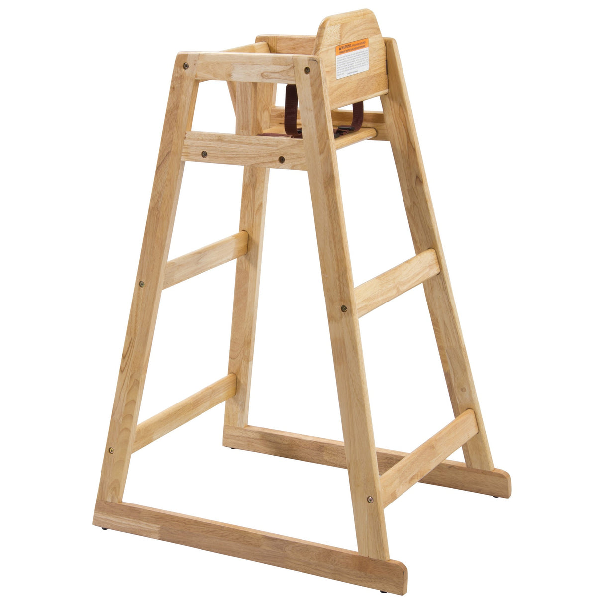 Natural Wood Pub-Height High Chair