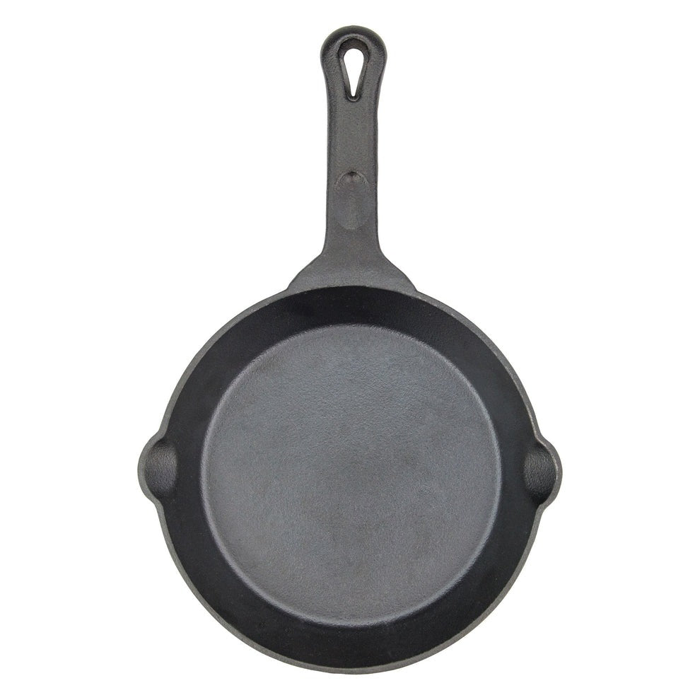 FireIron Cast Iron Skillet with Helper Handle