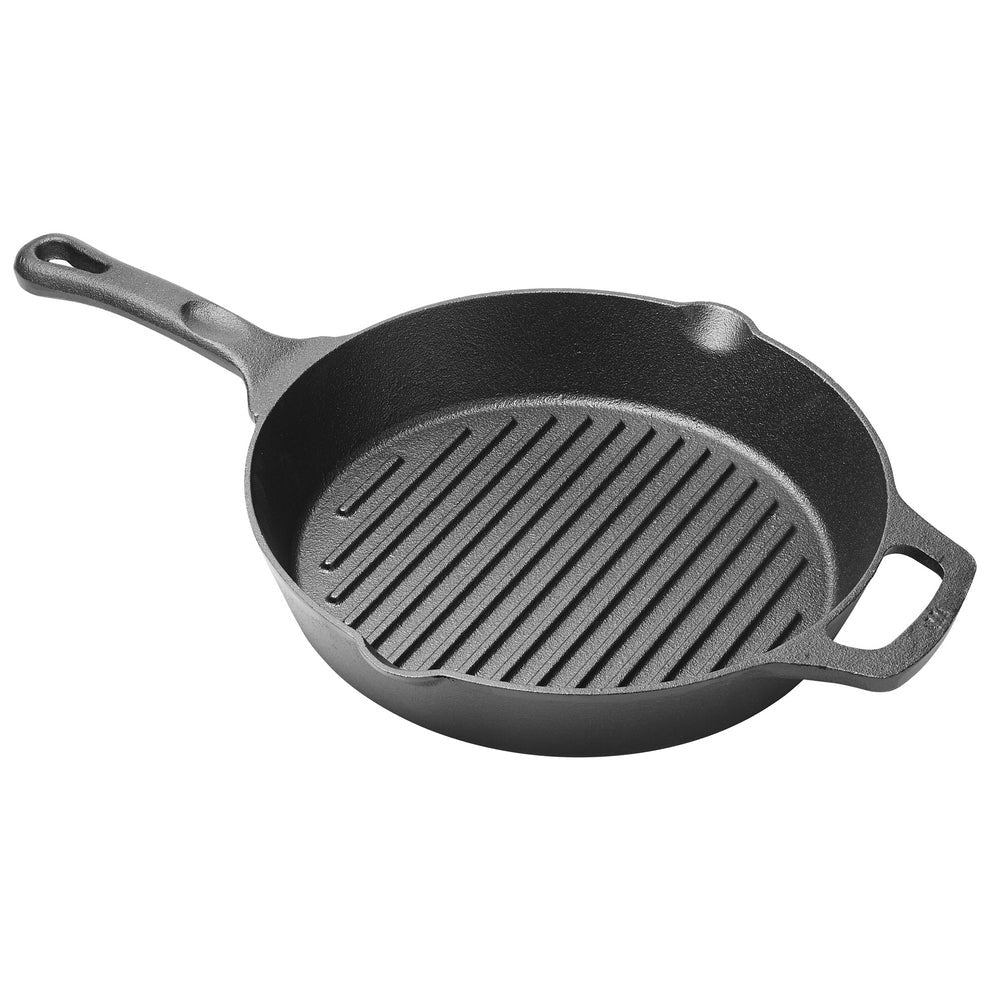 CAGP-10R - 10-1/4" Round FireIron Cast Iron Grill Pan