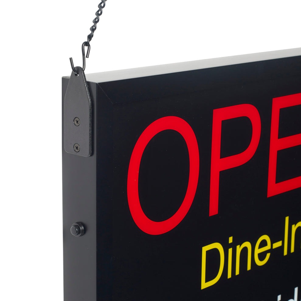 All-in-One "OPEN" LED Sign