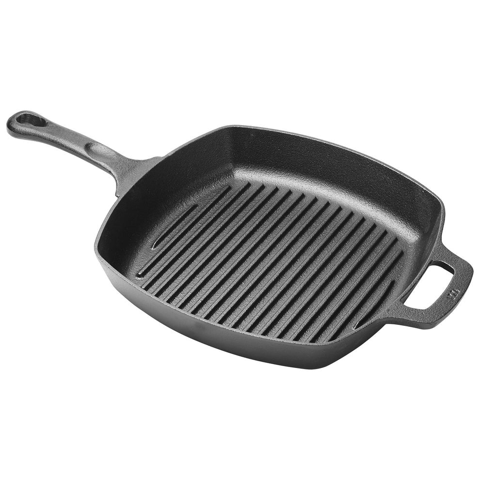 CAGP-10S - 10-1/2" Square FireIron Cast Iron Grill Pan