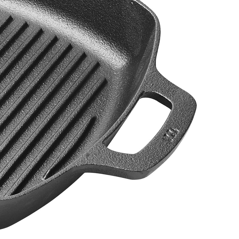 CAGP-10S - 10-1/2" Square FireIron Cast Iron Grill Pan