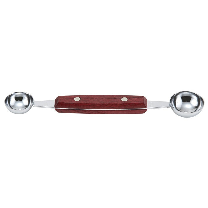 Winco Double-sided Melon Baller - Wooden Handle
