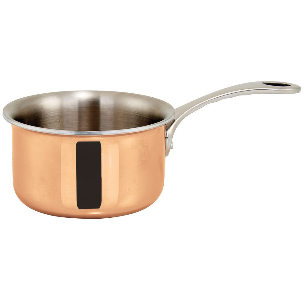 Mini 3.5" Sauce Pan, Copper Plated, 11 oz