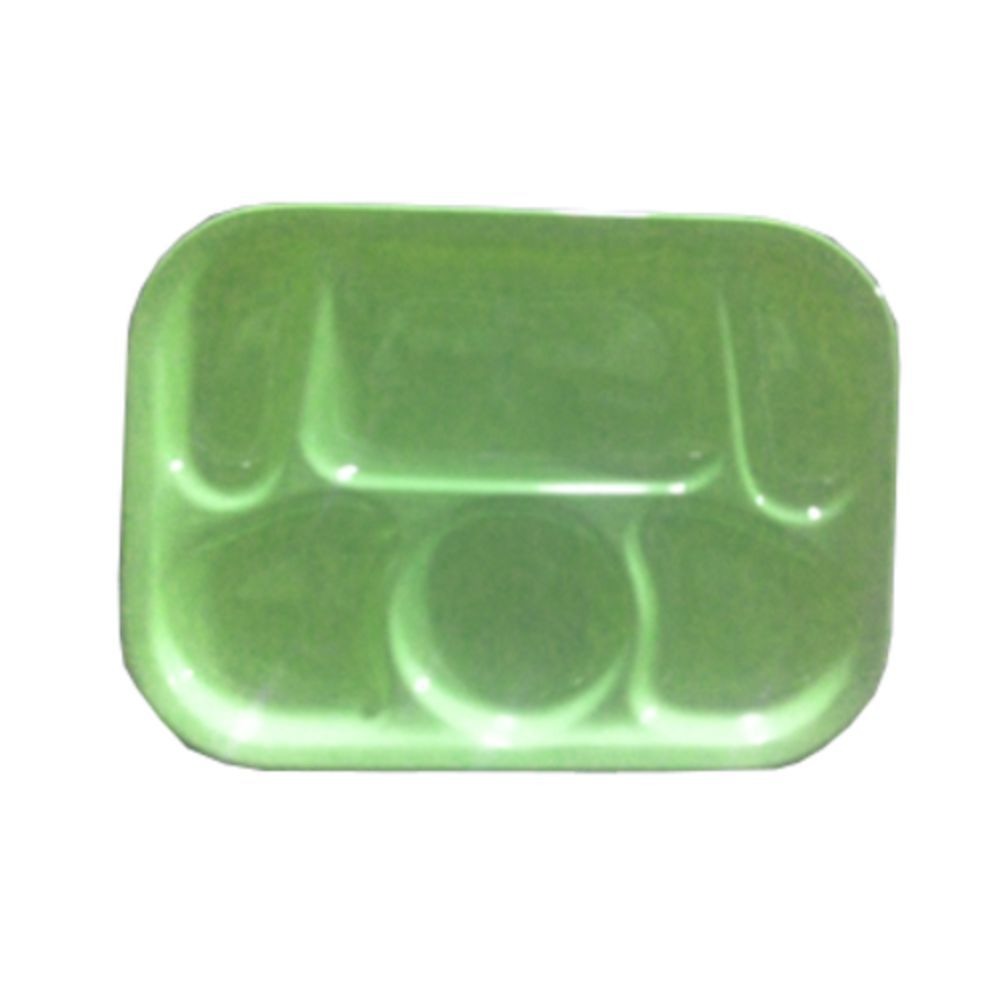 12 Pack Yanco Nessico 13" X 9 1/2" 6-Compartment Green