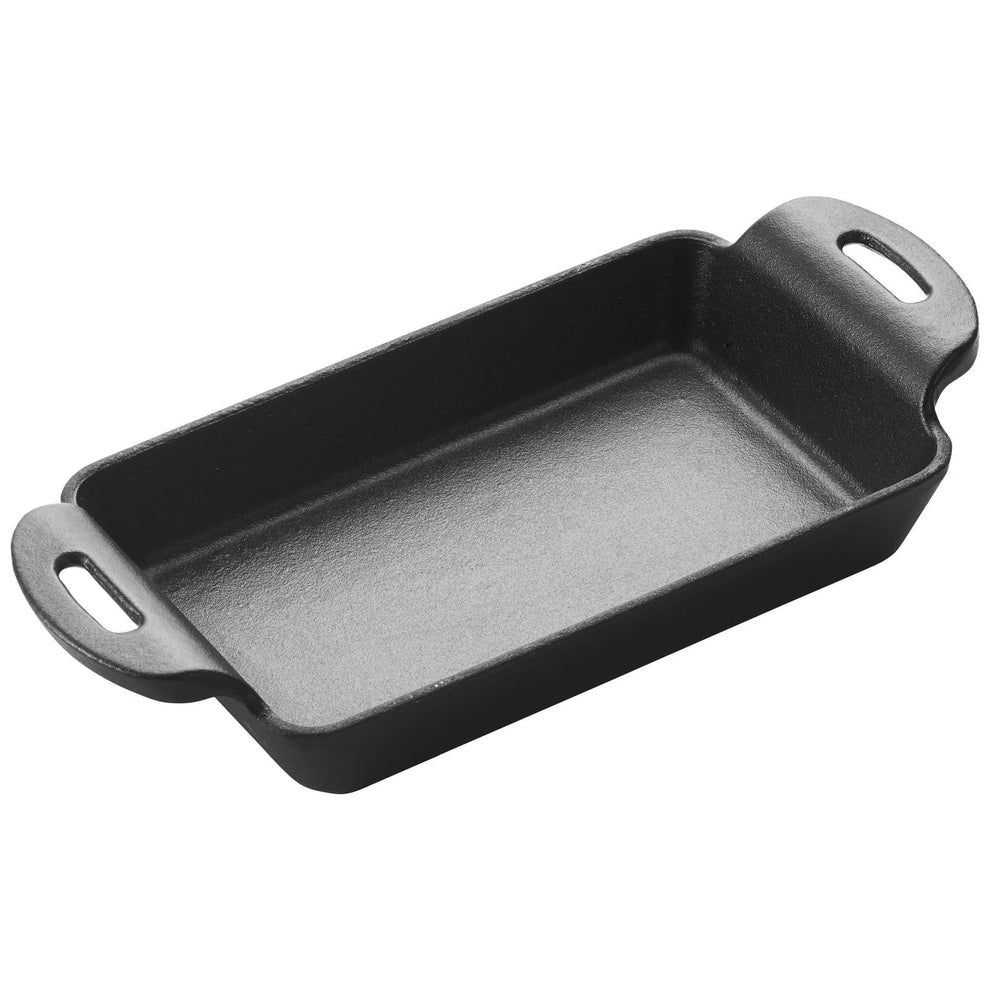 CASM-7RT - 7" x 4-3/4" FireIron Mini Cast Iron 14oz Rectangular Server