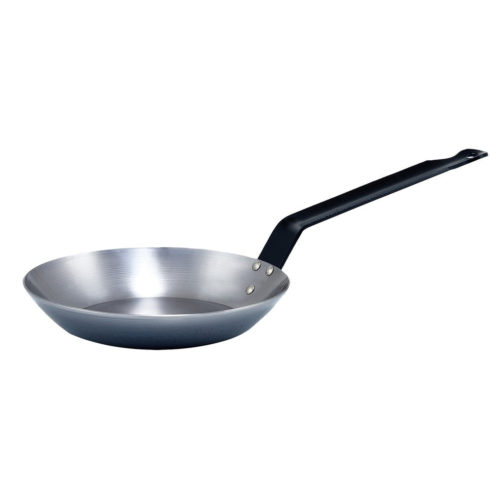 French Style Fry Pan, Polished Carbon Steel (Spain)