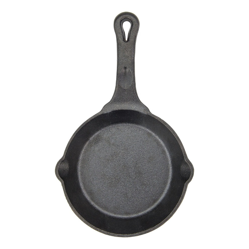 FireIron Cast Iron Skillet with Helper Handle