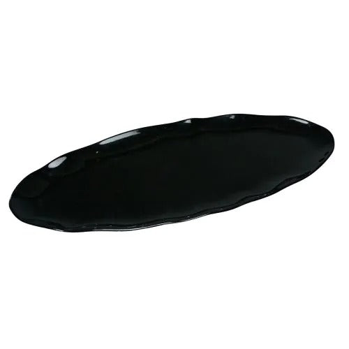 72 Pack Yanco CATERING COLLECTION 24" x 10" OVAL PLATTER - BLACK