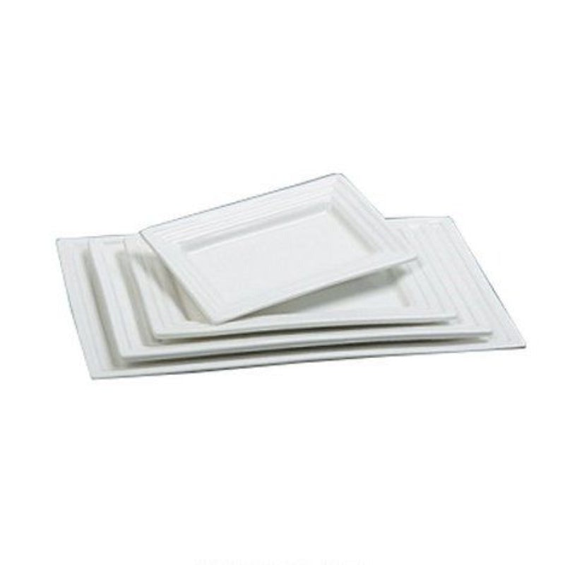 24 Pack Yanco Pride Land 10" X 6" Rectangular Plate