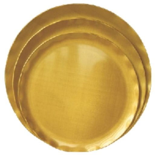 72 Pack Yanco CATERING COLLECTION 20" ROUND PLATE - GOLD