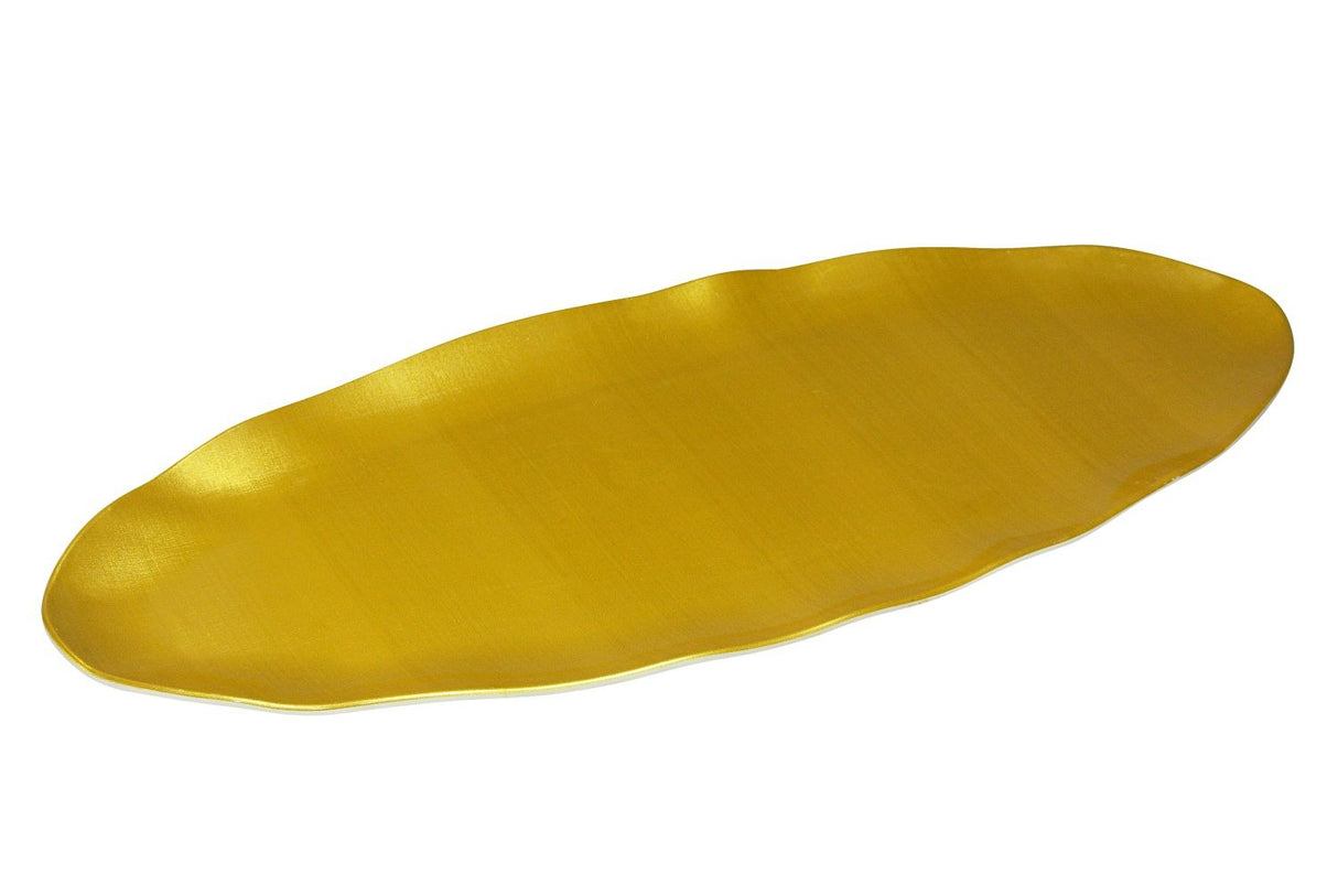 72 Pack Yanco CATERING COLLECTION 24" x 10" OVAL PLATTER - GOLD