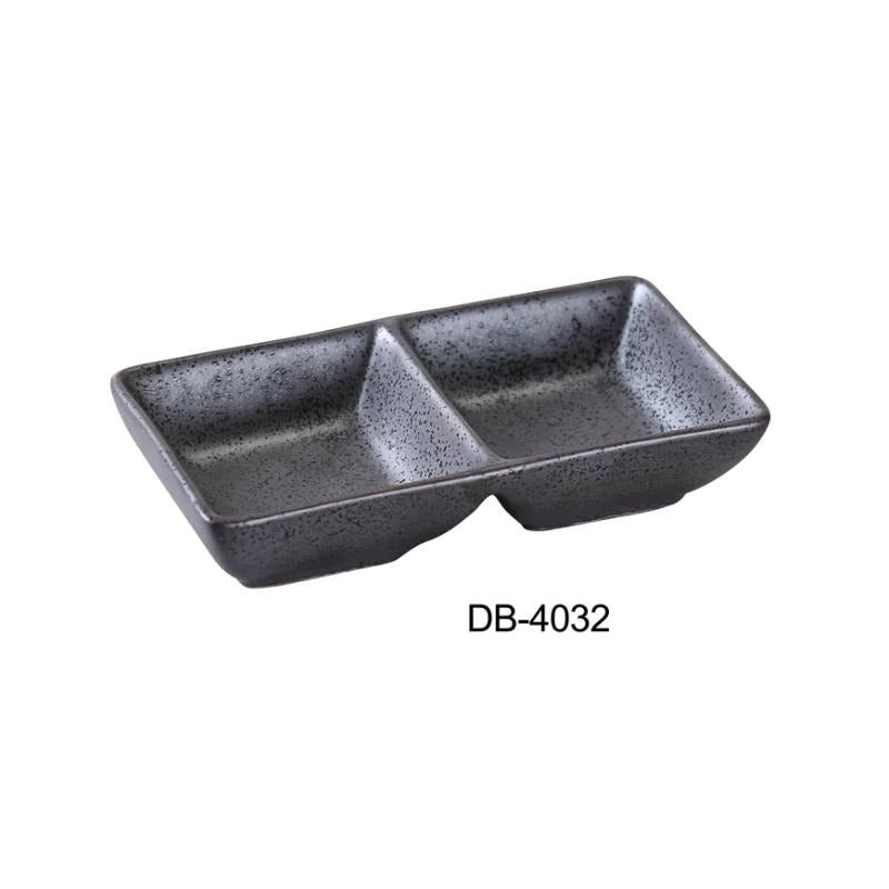 48 Pack Yanco DB-4031 3" X 3" X 1 3/4" SQUARE SAUCE DISH 4 OZ