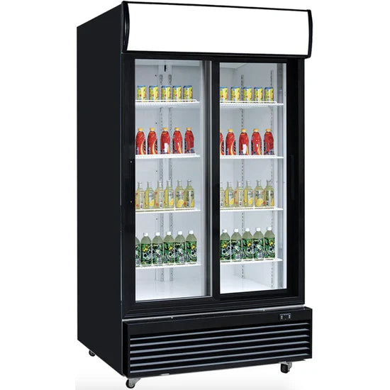 Dukers DSM-32SR Commercial Glass Sliding 2-Door Merchandiser Refrigerator (Free Shipping) (Add to cart for discount)