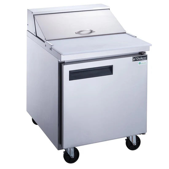 Dukers DSP29-8-S1 1-Door Commercial Food Prep Table Refrigerator in Stainless Steel (Free Shipping) (Add to cart for discount)