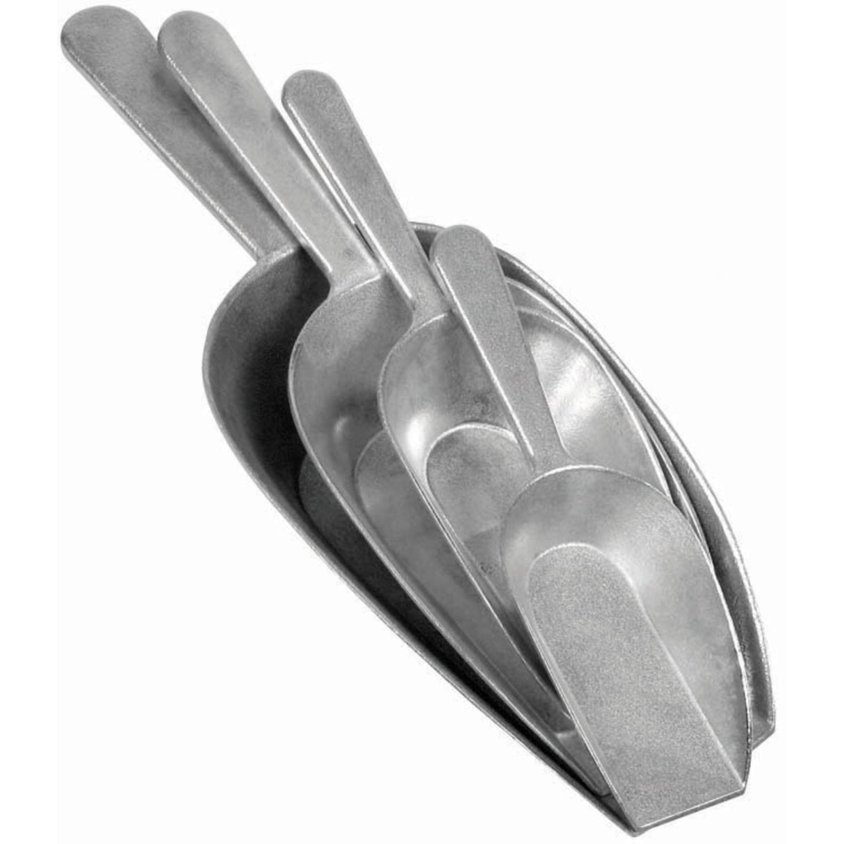 Aluminum Scoop, Flat Bottom