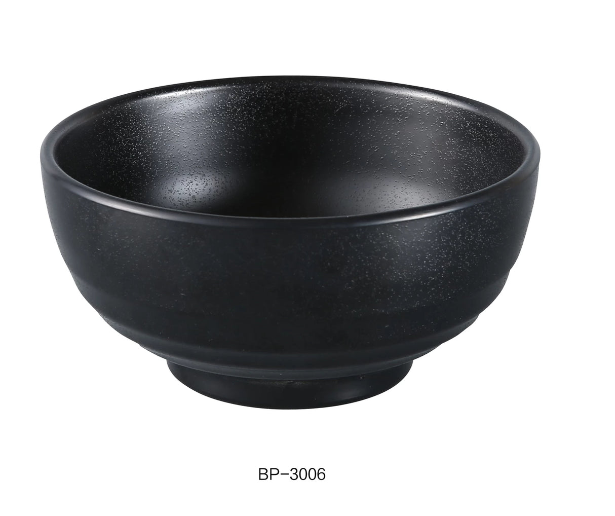 Yanco BLACK PEARL 6" X 3" WOODONG NOODLE BOWL 26 OZ