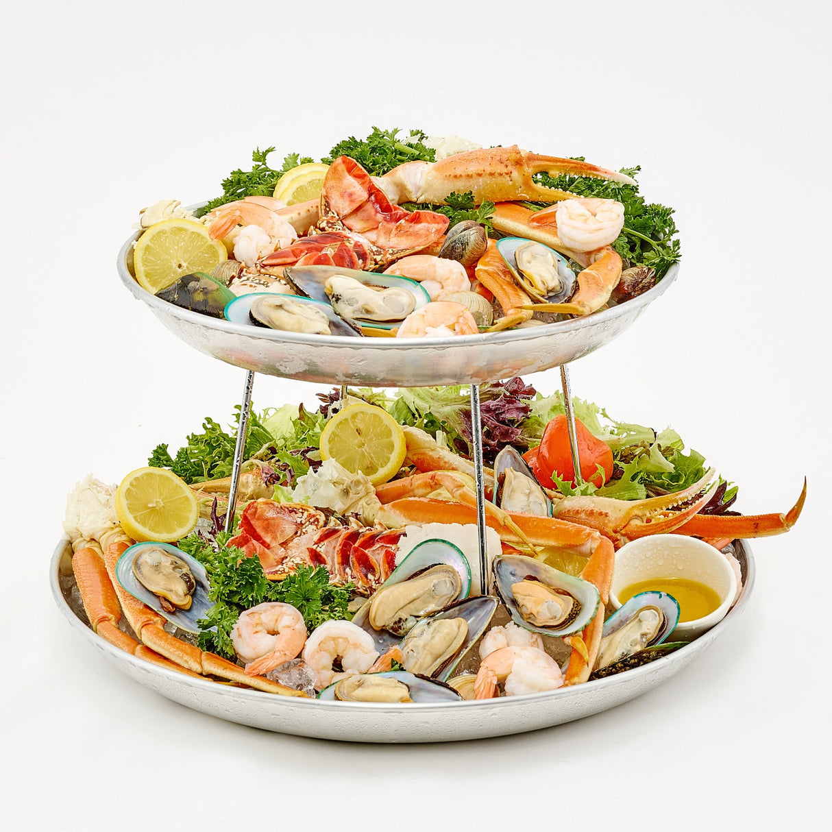Aluminum Seafood Trays, 1-1/2" High