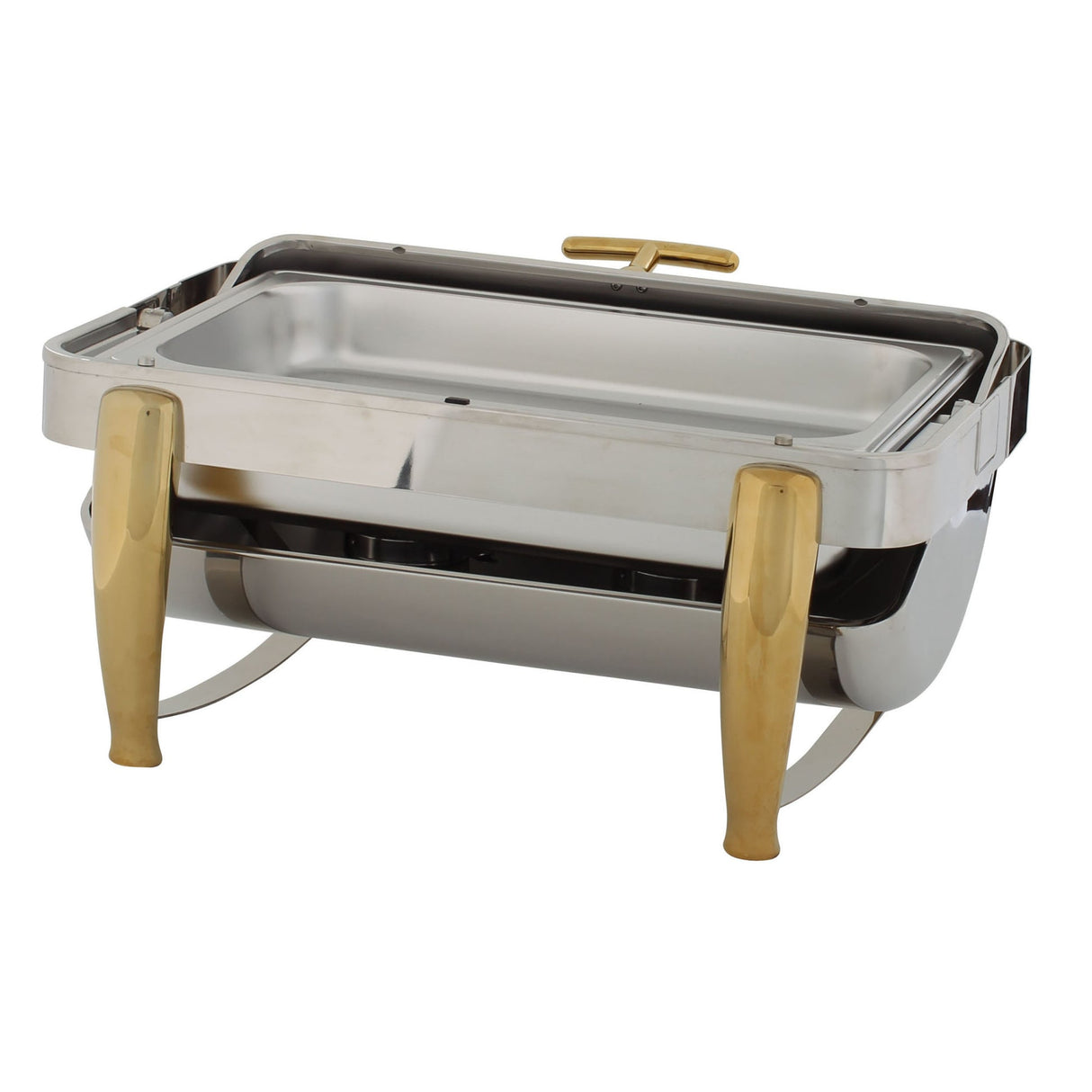 Virtuoso Collection 8 Quart Full-size Roll-Top Chafer, Extra Heavyweight
