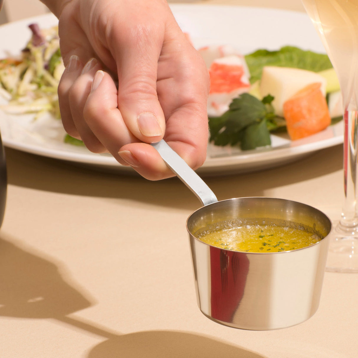 Mini Tapered Sauce Pan, Stainless Steel