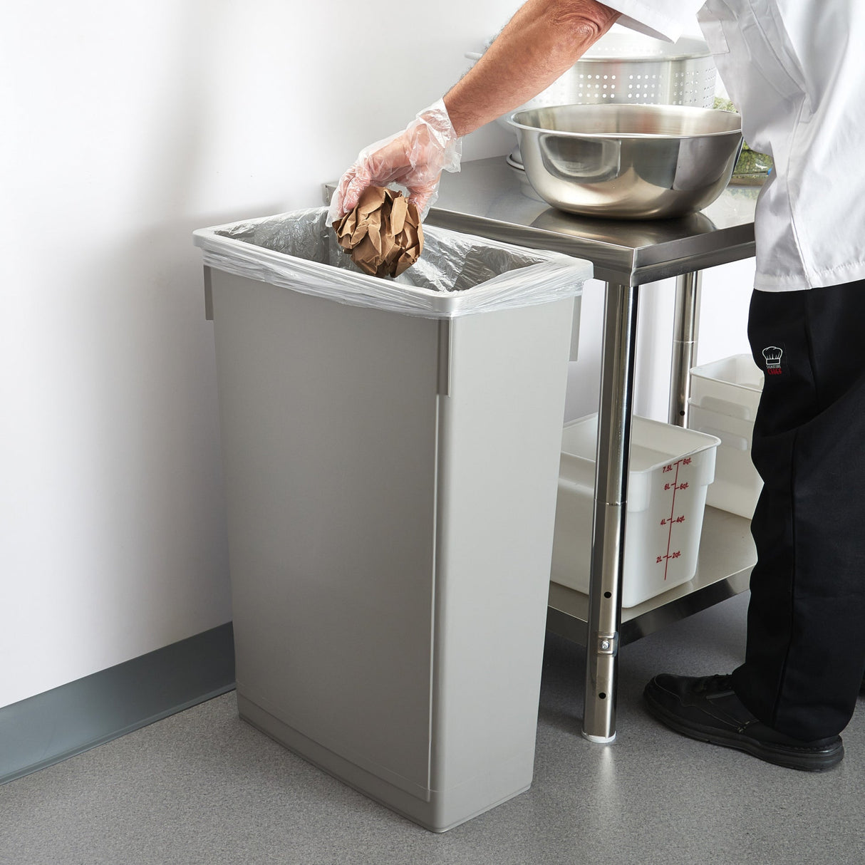 23 Gallon Slender Trash Cans