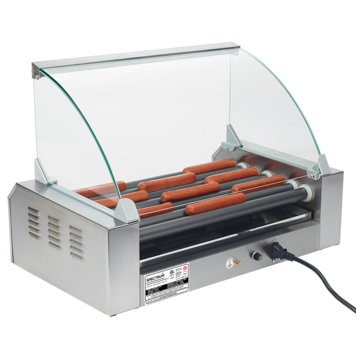 Spectrum Sneeze Guard for EHDG-7R Hot Dog Roller