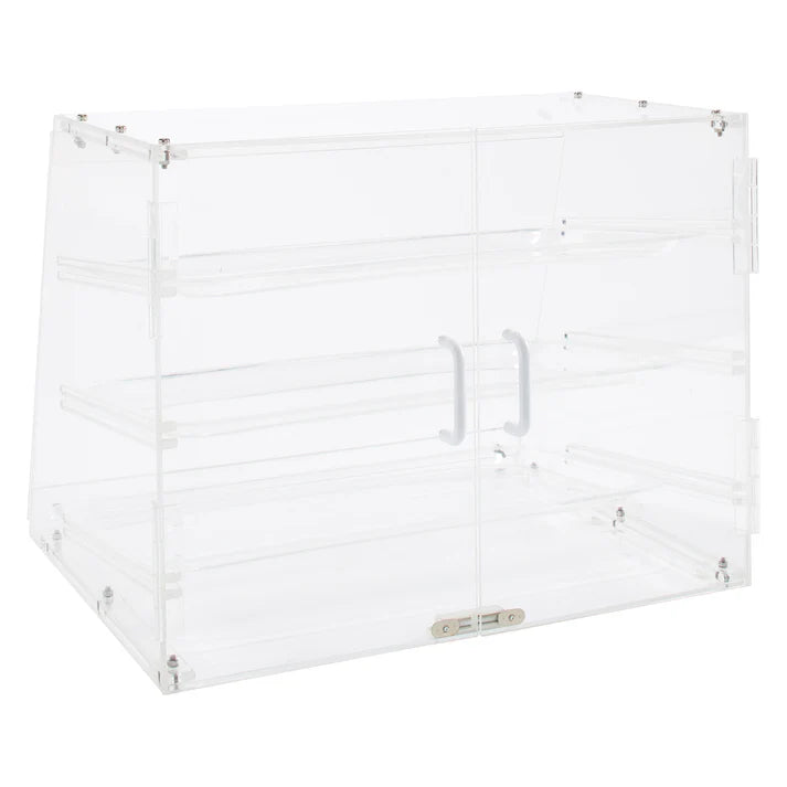 Acrylic Tiered Display Case: Showcase Pastries & Breads in Style
