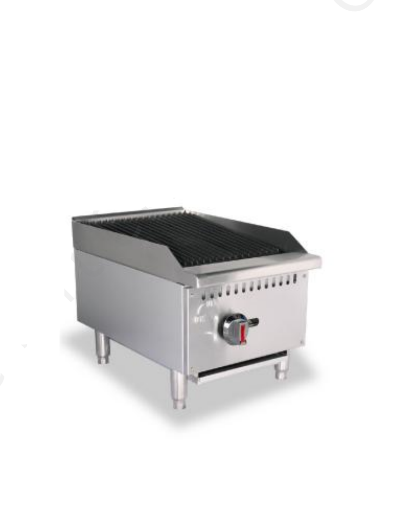 Suoldax 16" Gas Charbroiler HLRC-400