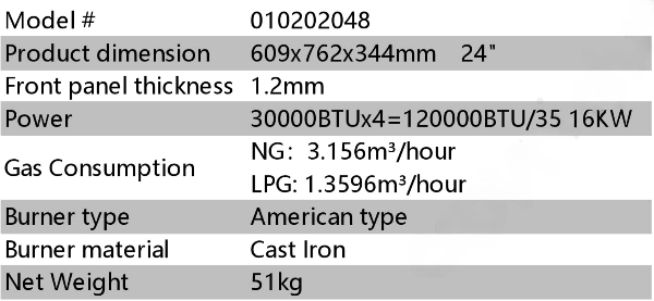 Suoldax 4 Head Gas Burner HS-4