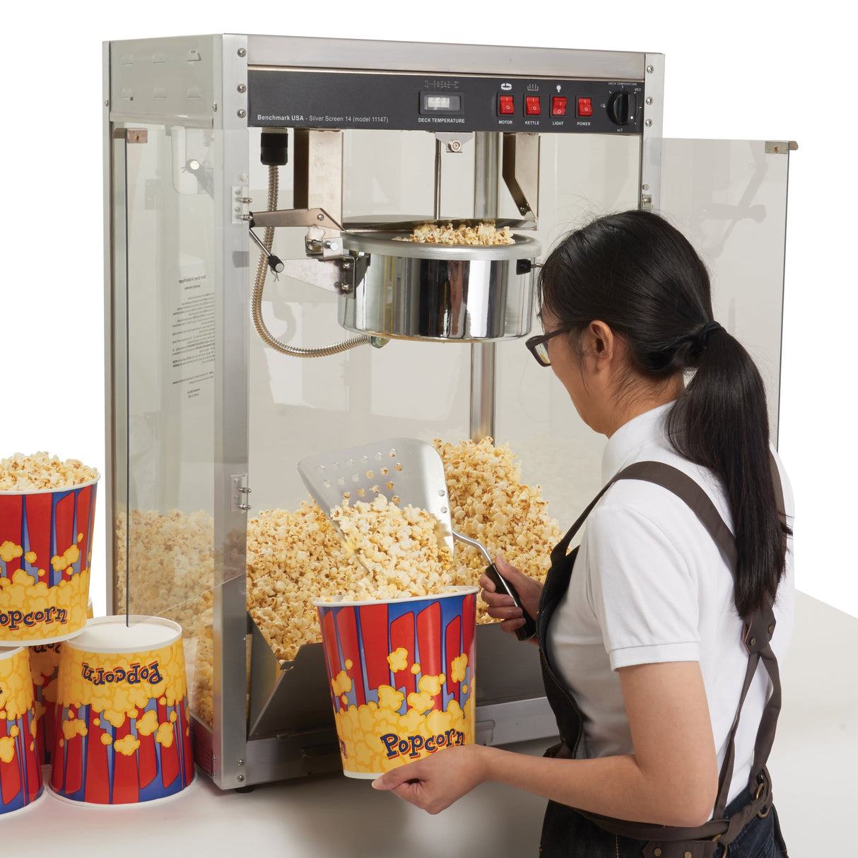 BenchmarkUSA Silver Screen Popcorn Machine