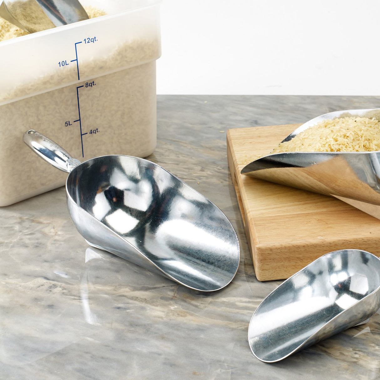 Aluminum Scoop