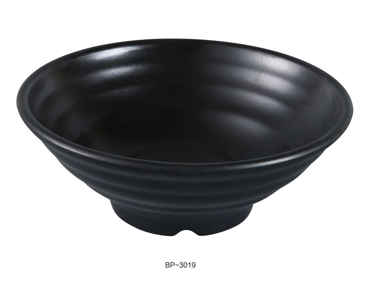 Yanco BLACK PEARL 9" X 3 1/2" BOWL 48 OZ