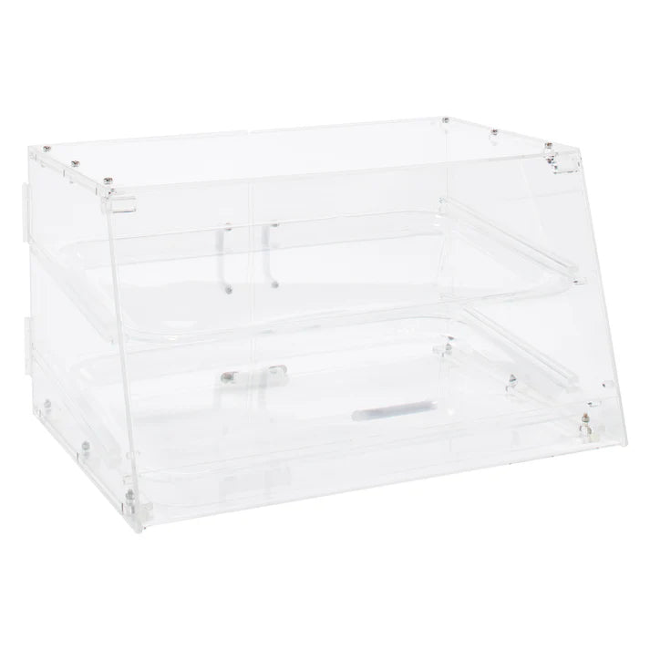 Acrylic Tiered Display Case: Showcase Pastries & Breads in Style