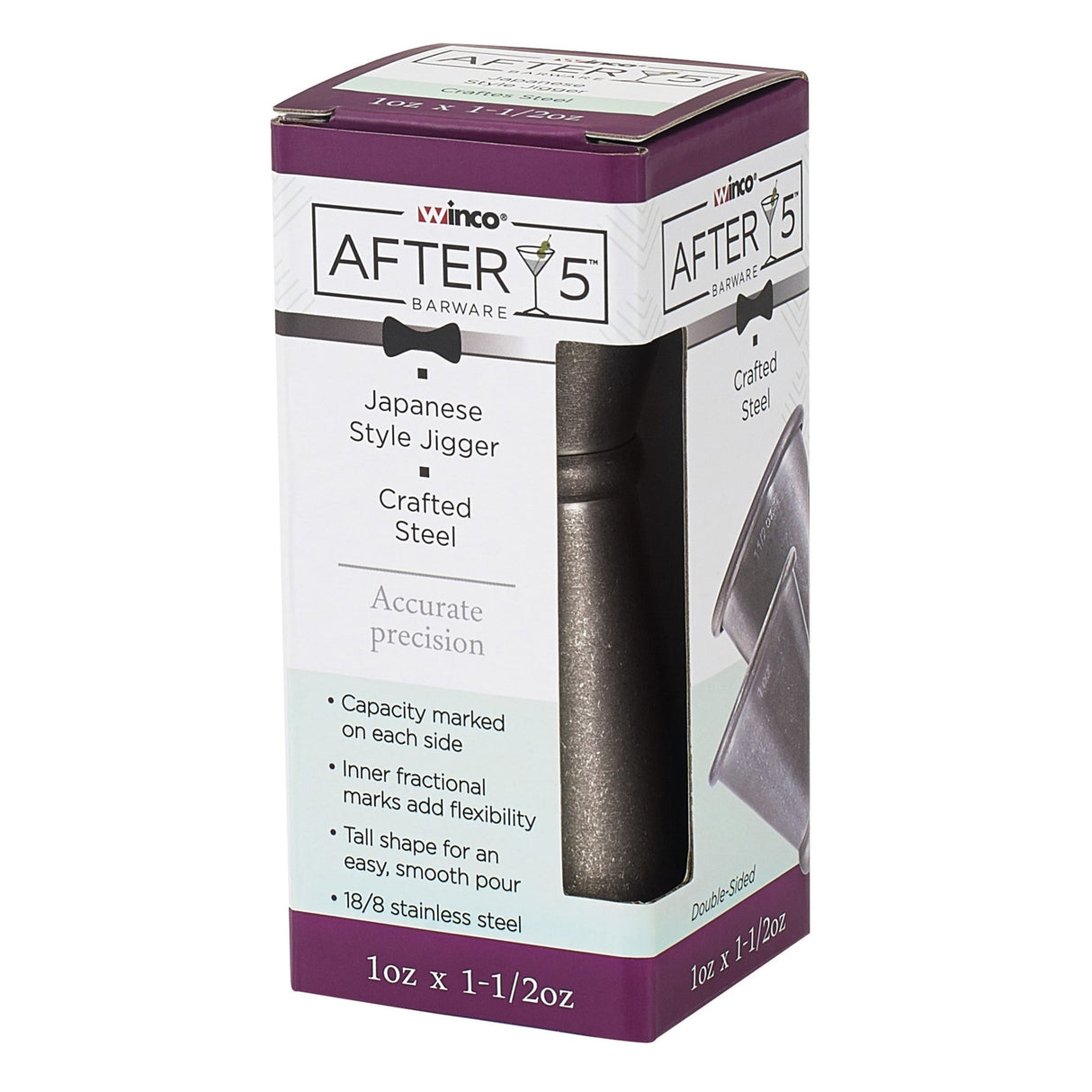 After5 Jigger, Crafted Steel