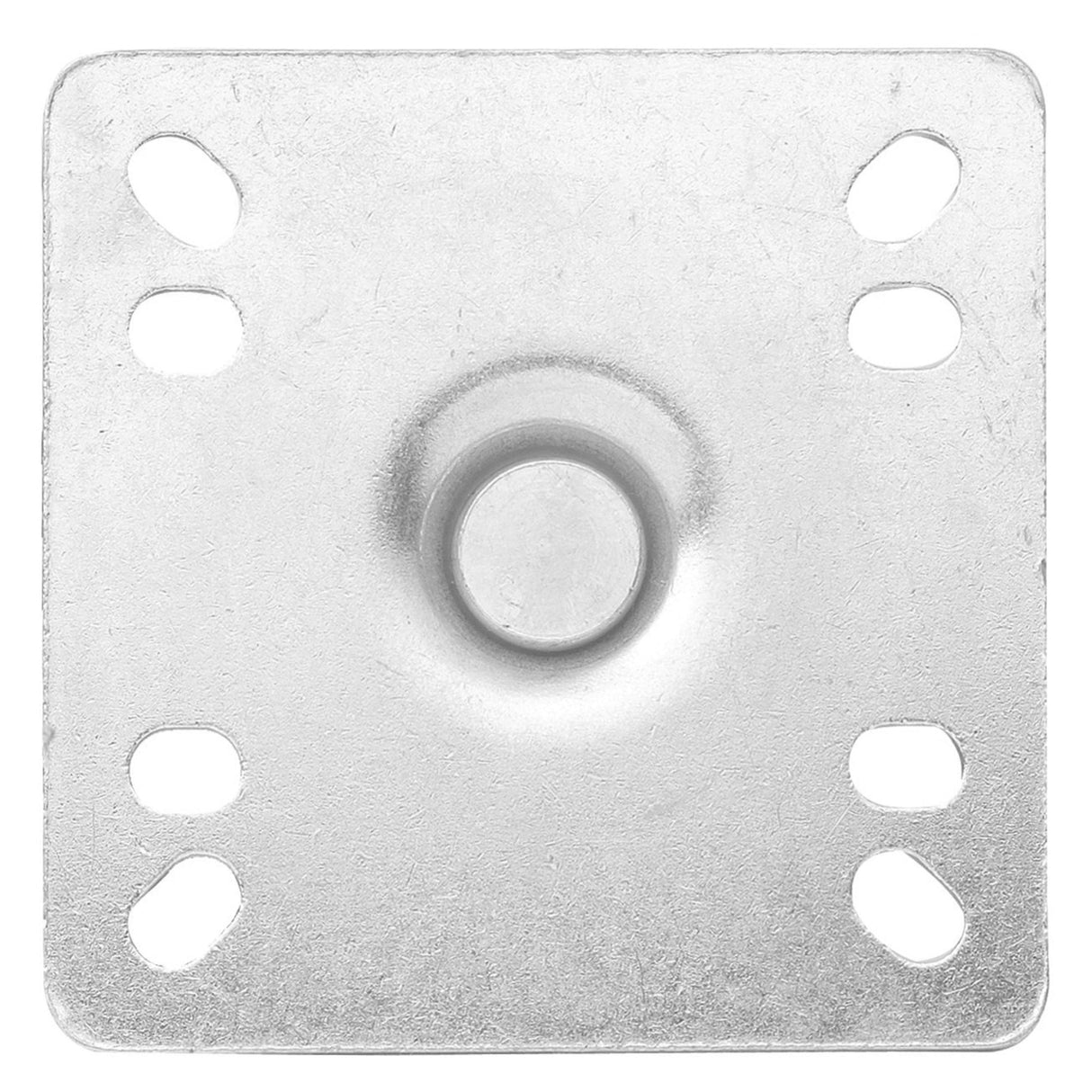 Universal Caster Set with Brake, 4" Square Plate, 5" Wheels