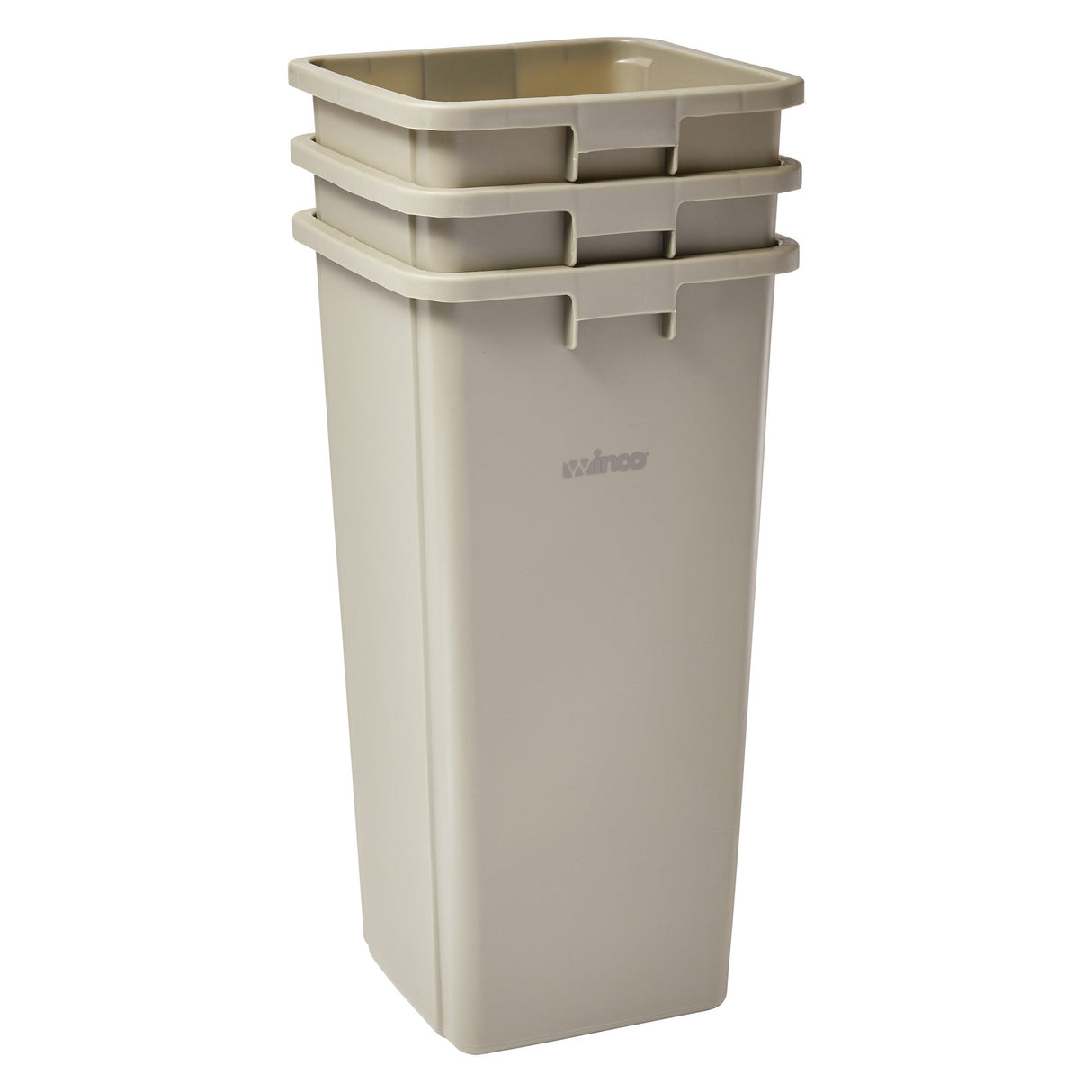 Tall Square Trash Can