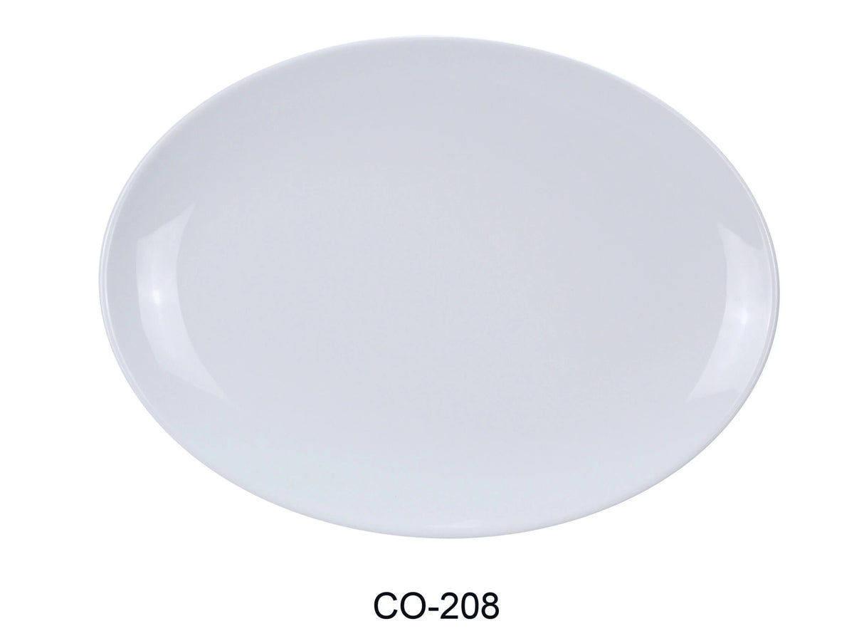 Yanco Coupe Pattern 8" X 5 1/2" Oval Plate 椭圆碟