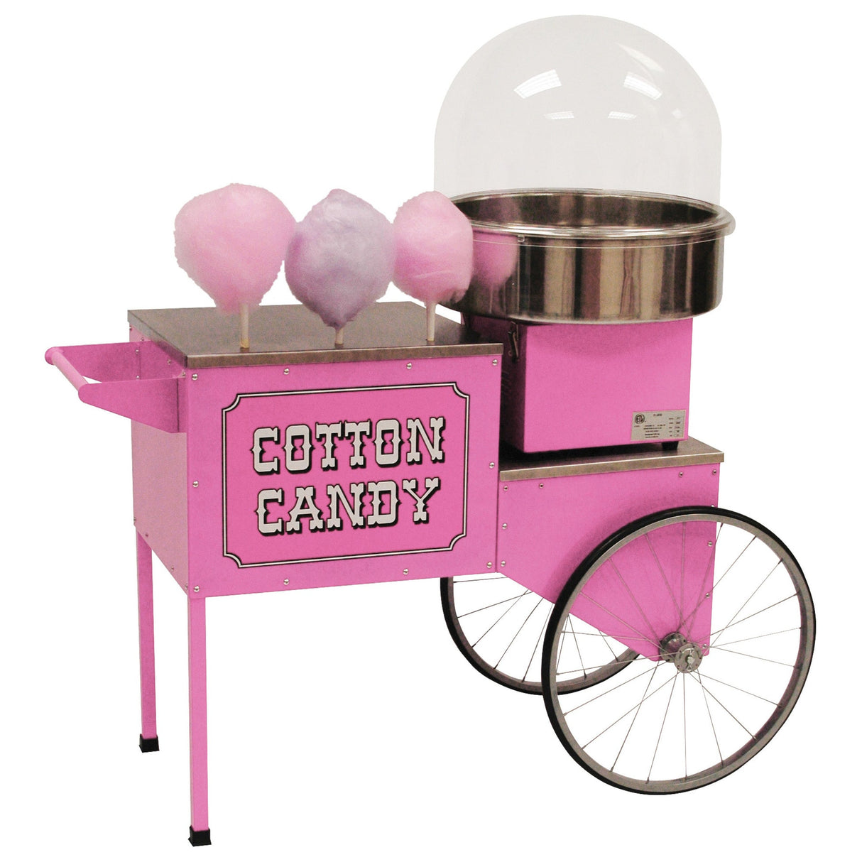 BenchmarkUSA "Zephyr" Cotton Candy Machine Cart