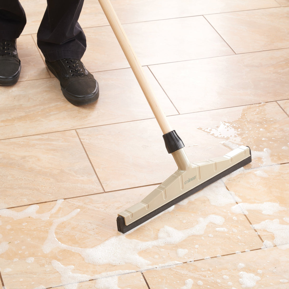 Double Foam Blade Floor Squeegee Head