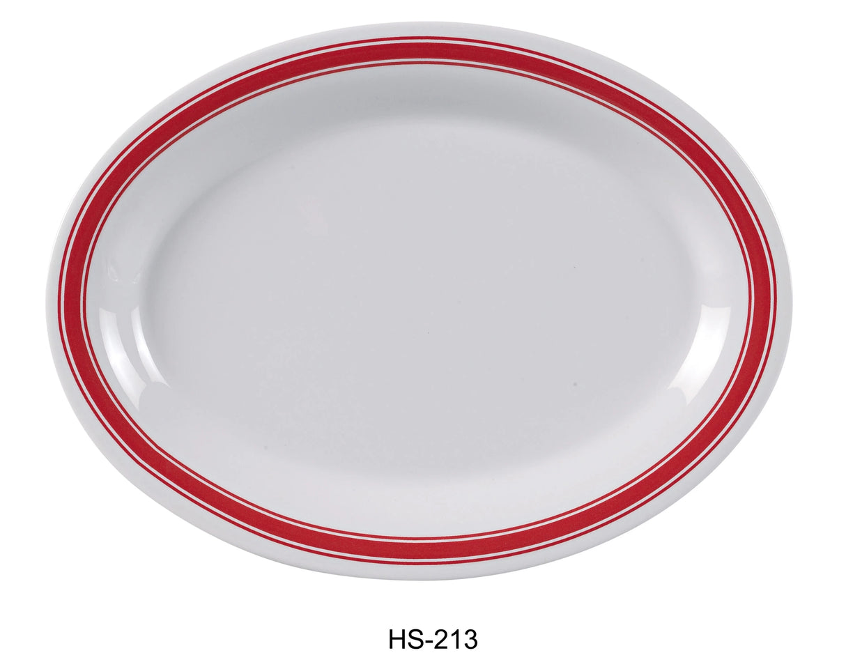 Yanco Houston 12" X 9" Oval Platter 椭圆碟