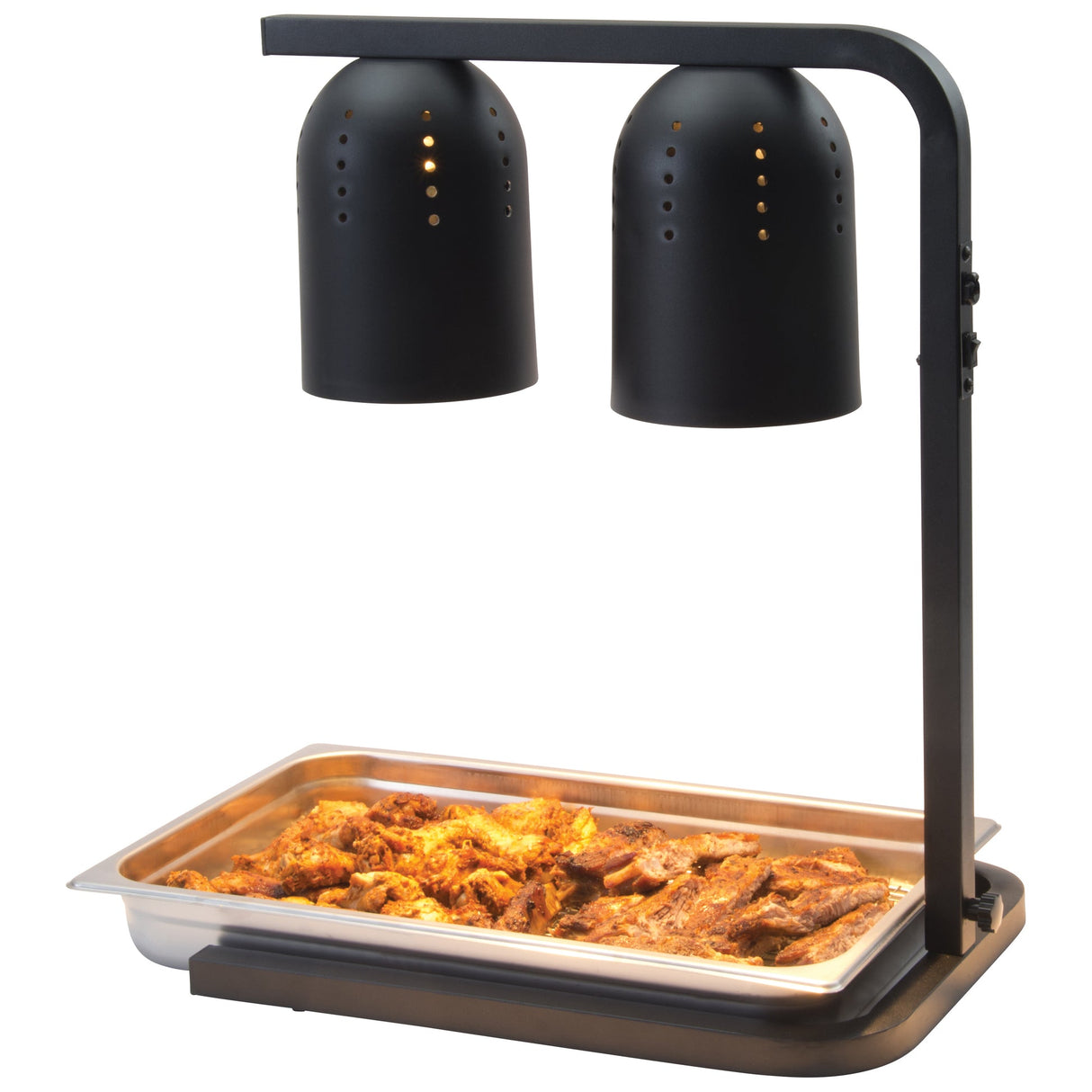 3-Position Electric Heat Lamp, Black