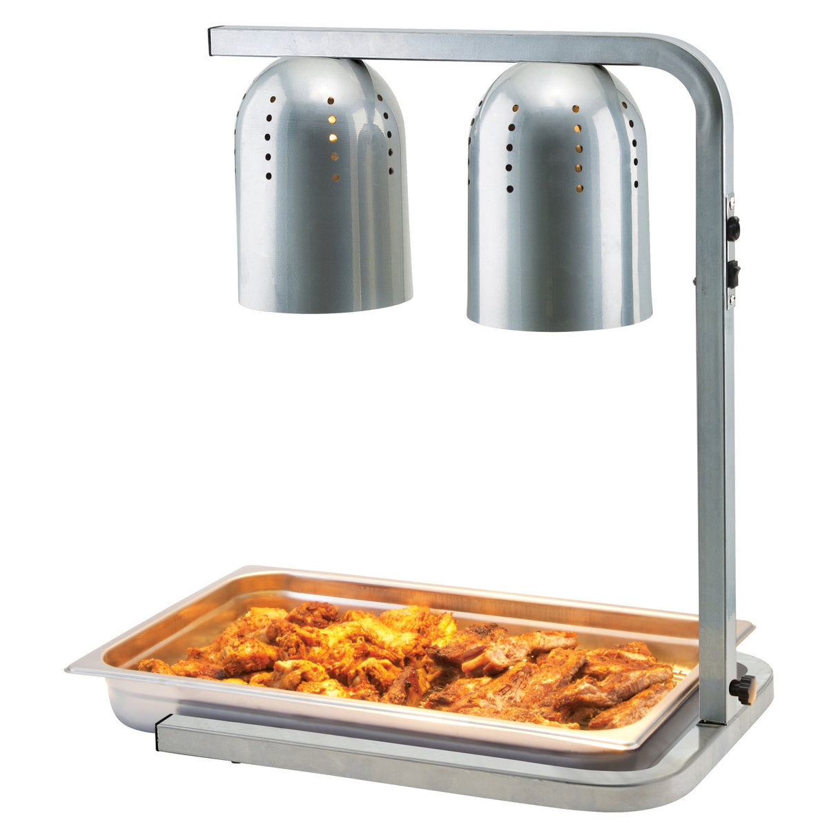 3-Position Electric Heat Lamp, Gray